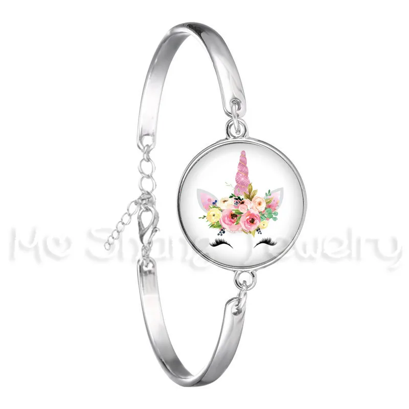 

Bracelet For Girls Children Kids Enamel Life Is Magical Unicorn Horse Jewelry Accessories Cartoon Animal Bangle Unicorn Party