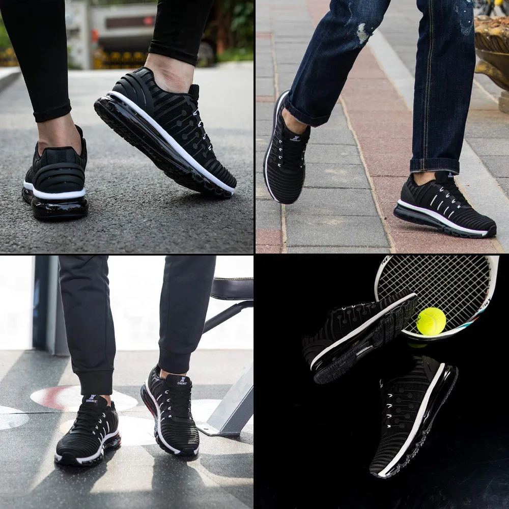 ONEMIX FASHION Men Casual Shoes Women Running Sneakers 3D Knitting Air Cushion Trainers Outdoor Sport Max 12 | Обувь