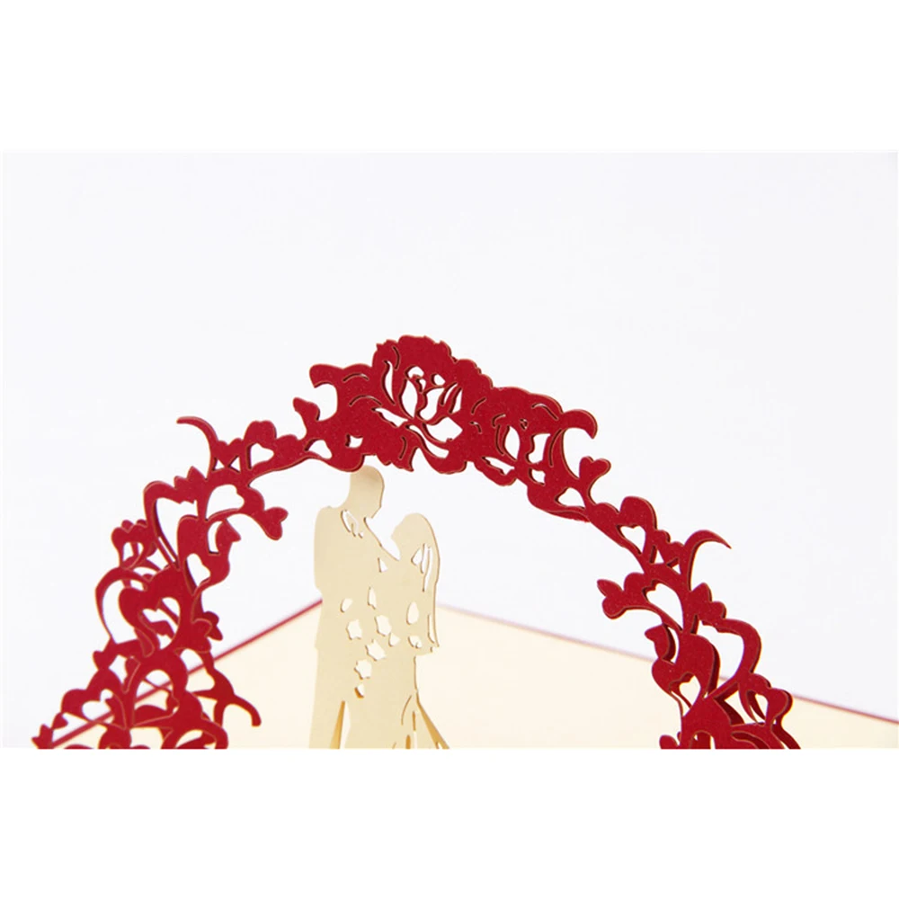 3D Pop Up Card Birthday Wedding Valentine Anniversary Greeting Invitations Paper For 2019 New | Дом и сад