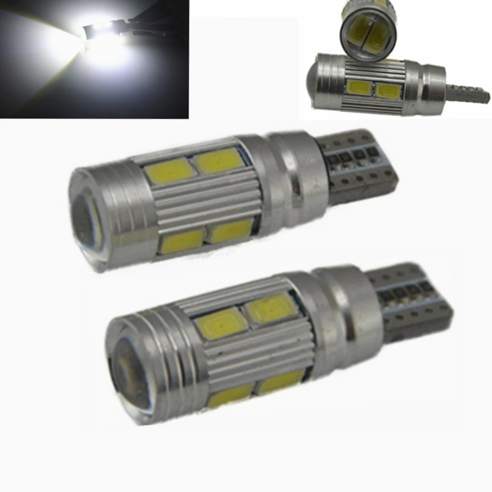 2 шт. Наивысшее качество T10 светодиодный авто светильник лампы 5630 SMD 10 W5W интерьер