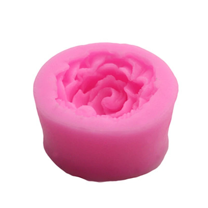 1 шт. силиконовая форма для мыла в виде Розы помадка трафарет торта желе рыба