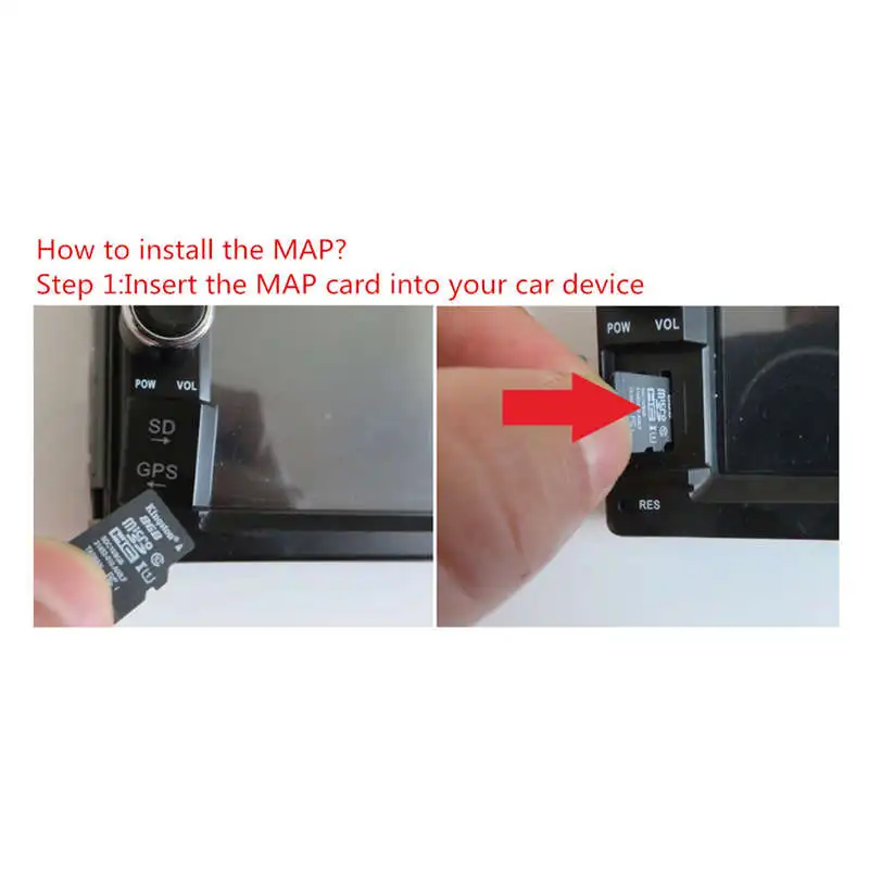 Lastest Универсальный 8G Автомобильный Gps карты навигационная карта для Sd класса 10 Tf