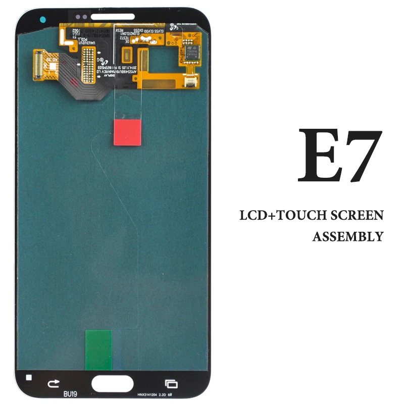 For Samsung E7 LCD Display 5.5 Inch Blue White Gold E700 E700M E700H E700F Touch Screen Digitizer Assembly Phone Replacement | Мобильные