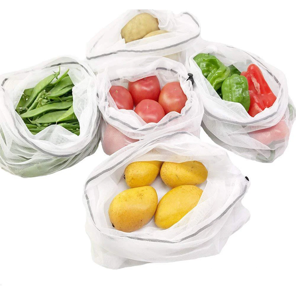 Полиэстеровый сетчатый пакет для рта фруктов сохранения продуктов герметичного