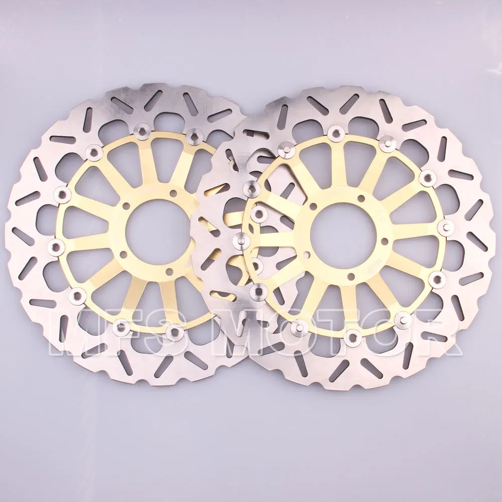 

Motorcycle Part Front Brake Discs Rotor For Ducati 1098 1198 1199 S TRICOLORE 2007 2008 2009 2010 2011 2012 2013 2014 GOLD