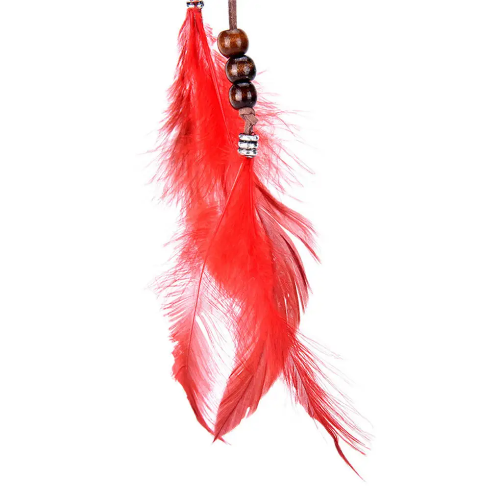 New Women Girls Hair Ornaments BB Clip Feathers Indian Style Feather Tassel Piece Accessories Barrettes | Красота и здоровье
