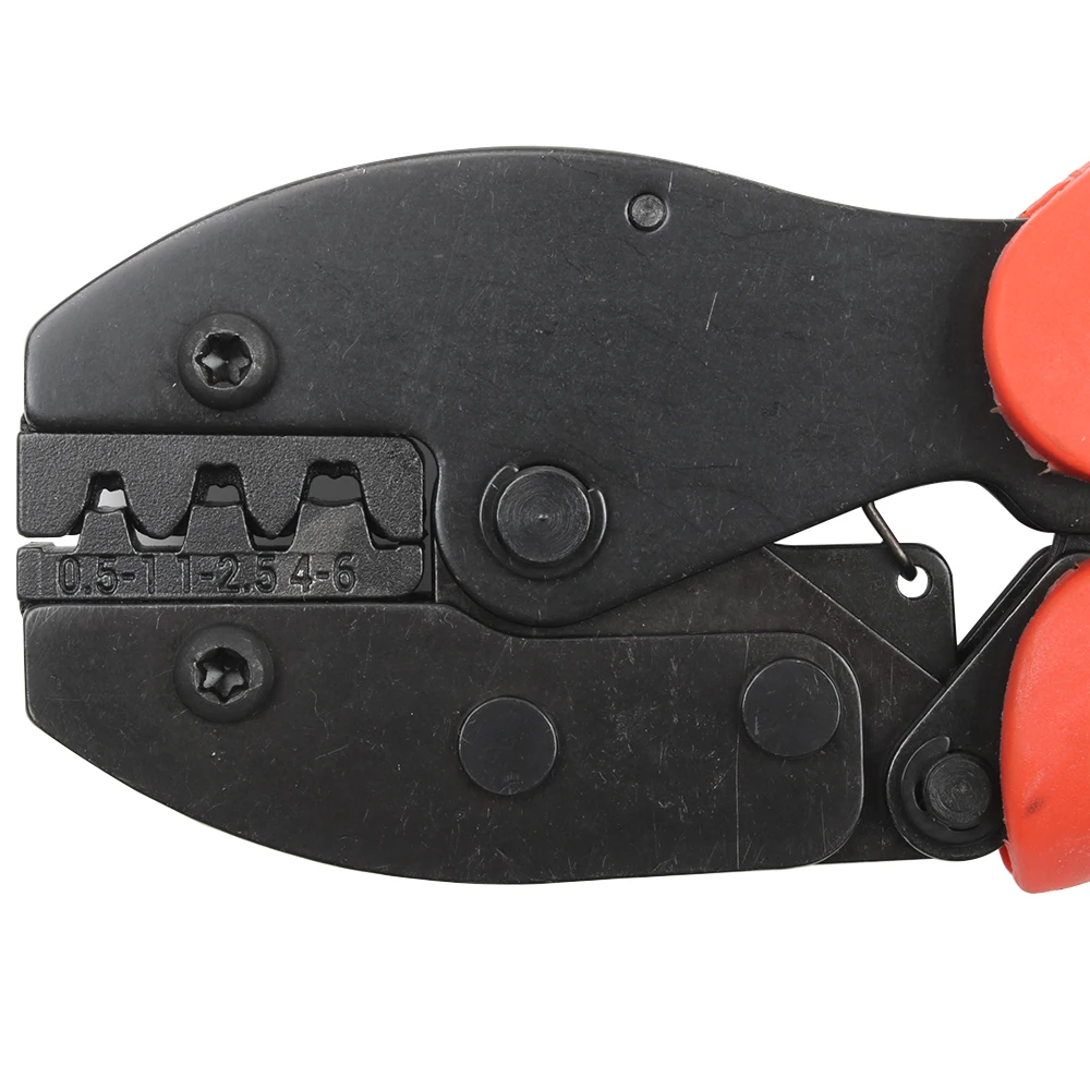 Обжимной инструмент с храповым механизмом плоскогубцы для обжима 0 5 6 мм2