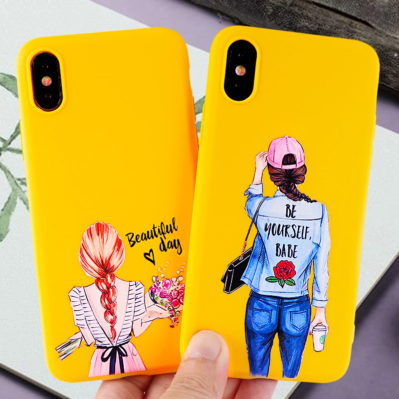 Красивые чехлы для телефонов IPhone X XS MAX XR 8 7 6s Plus стильный мягкий силиконовый чехол