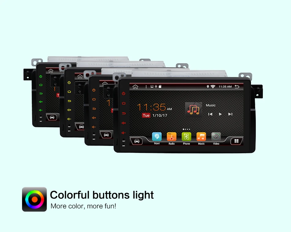 9 дюймов Android 7 1 автомобиль радио для bmw E46 M3 автомобильный dvd gps Wi Fi 4 аппарат не