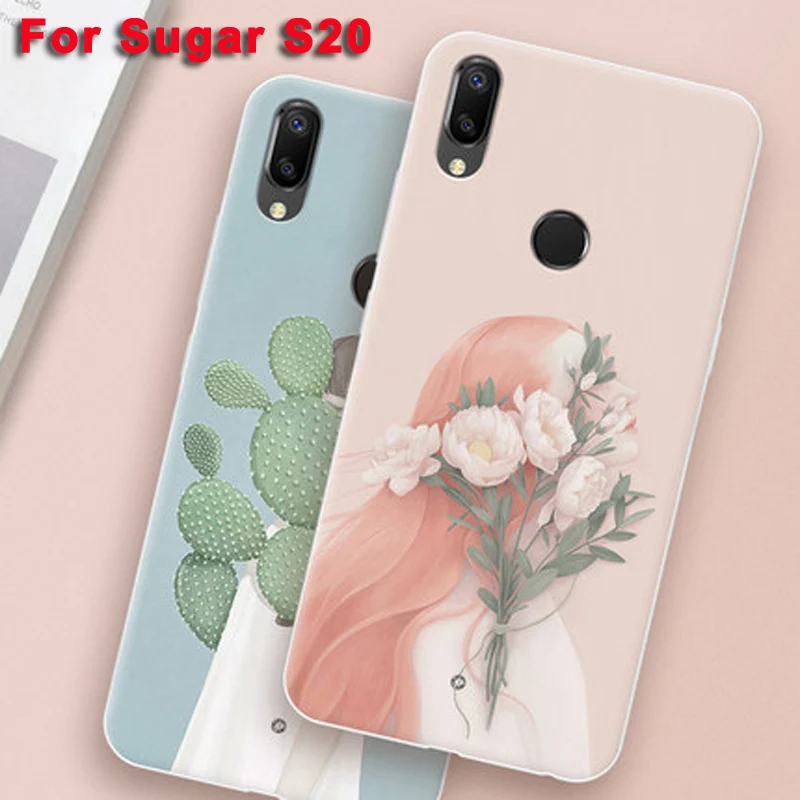Чехол для Sugar S20 мягкий чехол из ТПУ в литературном стиле SugarS20 6 18 &quotдля S 20 девочек