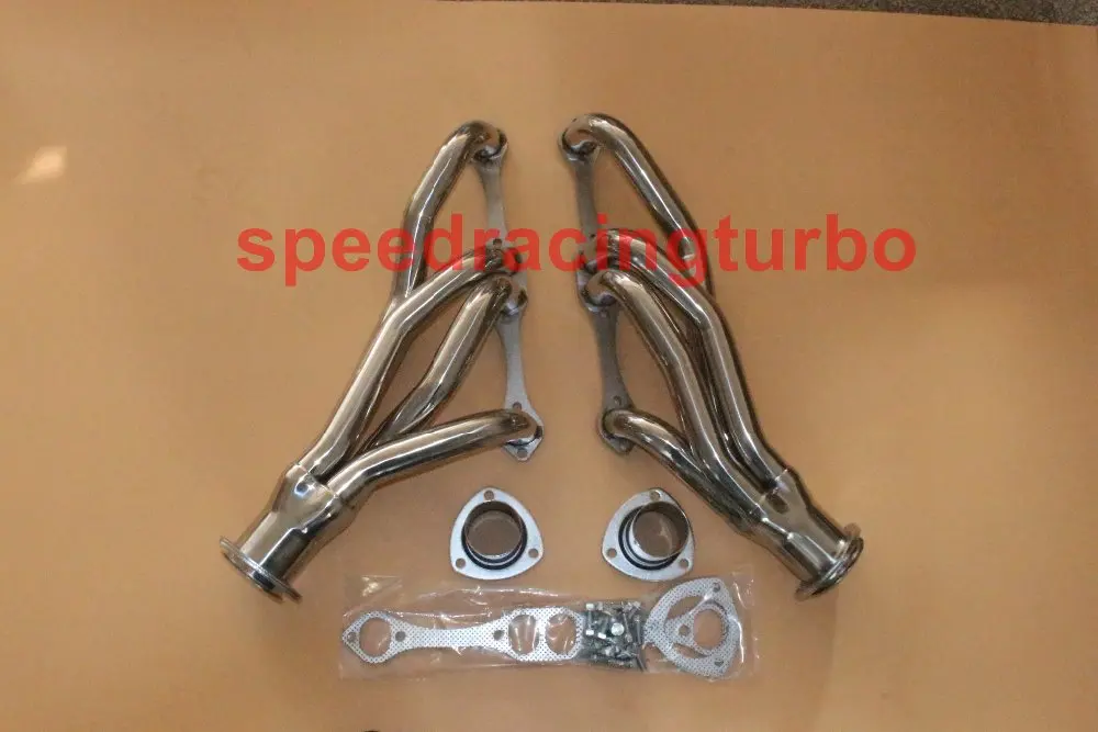 Малый блок Chevy 64-88 коротышка стальной выхлопной коллектор camaro chevelle грузовик LS1