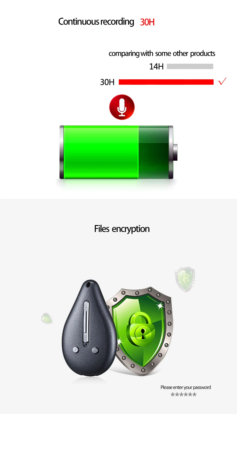 Amoi A18 espiar мини стелс ожерелье кулон Цифровой диктофон аудио регистратор Голосовая активация Диктофон MP3 музыкальный плеер