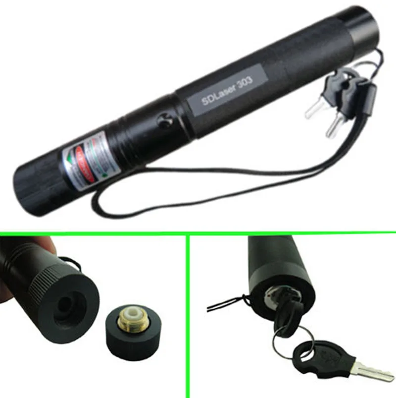 Powerful Laser Pointer Green Pen Flashlight 303 Star Lazer Beam Office Electronics Rechargeable Battery |
