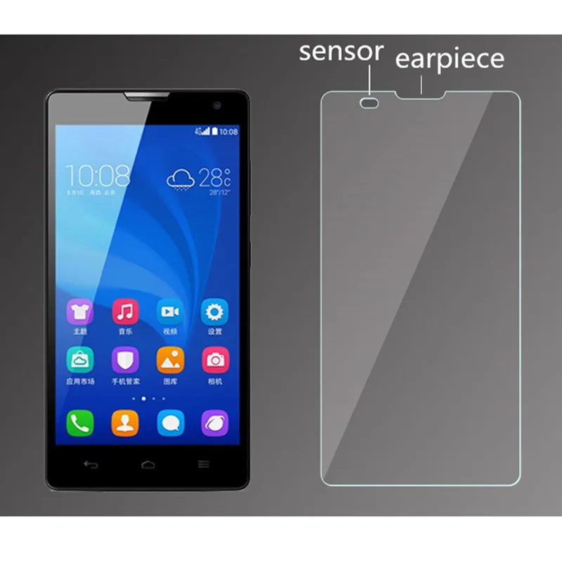 Закаленное стекло для HUAWEI honor 3C H30 T00 защитный экран 5 дюймовый чехол смартфона
