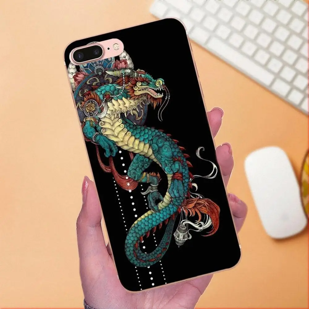 Лучший китайский дракон ТПУ мягкий резиновый чехол для телефона LG G4 G5 G6 K4 K7 K8 K10 2017