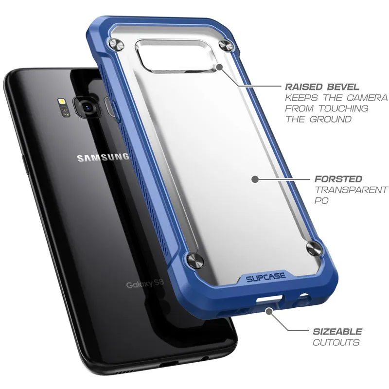 Чехол для samsung Galaxy S8, 5,8 дюймов, SUP, чехол, единорог, жук, серия UB, TPU+ PC, Премиум класс, гибридный, защитный, прозрачный чехол, задняя крышка