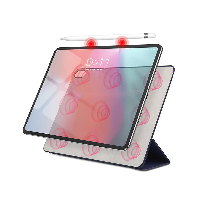 Чехол для iPad Pro 11 2018 Магнитный адсорбционный 12 9 Funda ультра тонкий умный чехол с