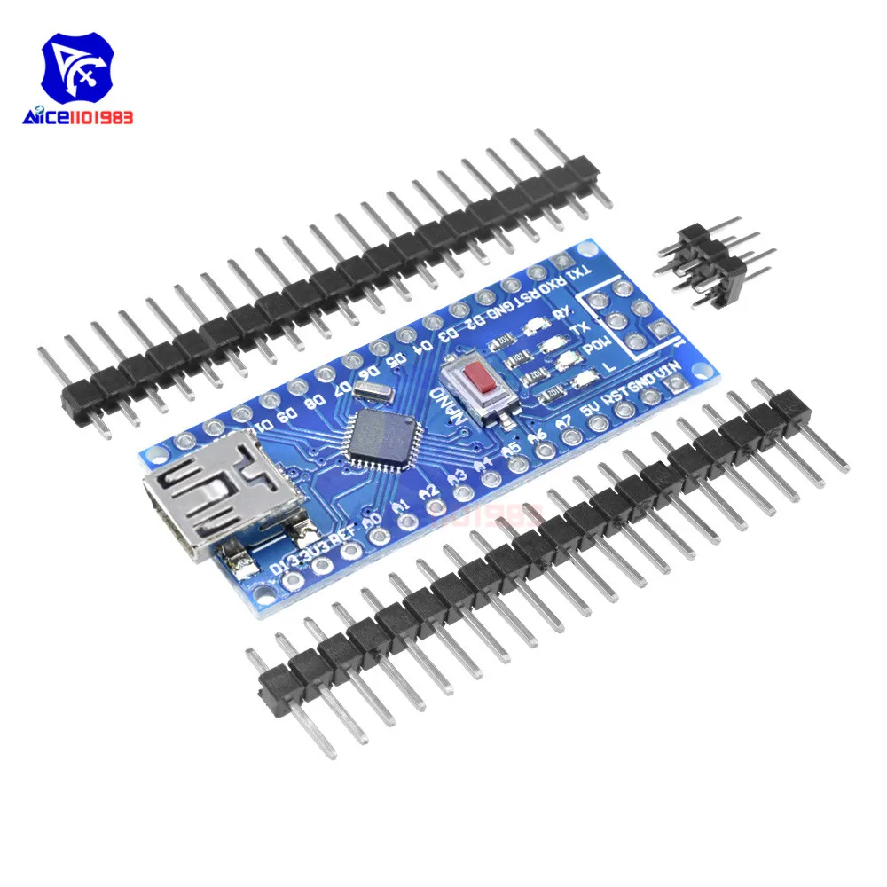 Плата контроллера CH340 Nano 3 0 ATmega328P ATmega328 плата для Arduino CH340G MEGA328 V3.0 5 В 16 м модуль