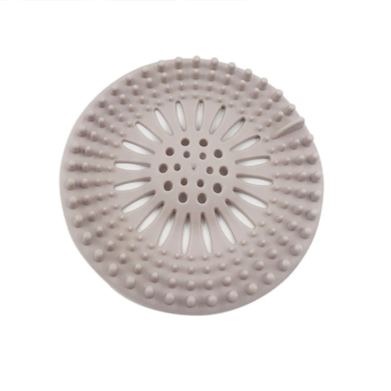 Серый Канализационный фильтр Outfall фильтры для раковины анти-Блокировка трап для волос стоппер Catcher кухонные аксессуары Товары для ванной комнаты - Цвет: Серый