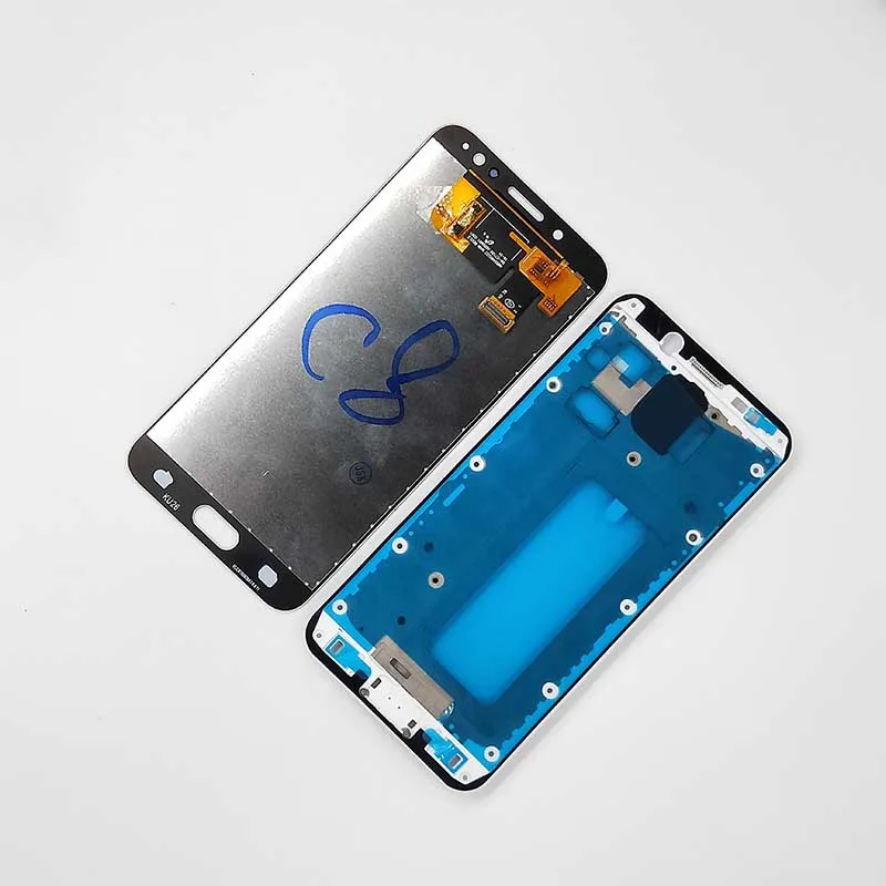5 &quotможет регулировать Brightneed TFT LCD для SAMSUNG Galaxy C8 C7 2017 C710F/DS C7100 ЖК дисплей сенсорный