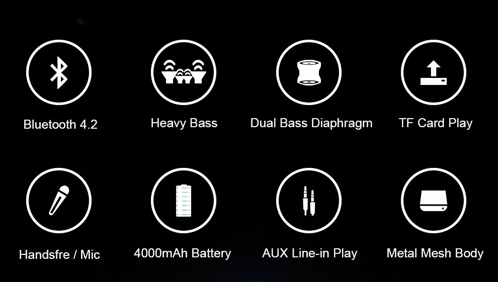 ZEALOT S16 беспроводной динамик Bluetooth Портативный 3D стерео звук открытый сабвуфер MP3 плеер поддерживает TF приложение микрофон