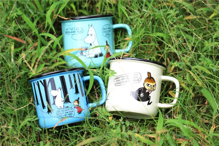 Moomin мультяшная керамическая чашка для влюбленных подруг, друзей, подарок на день рождения, прекрасный Бегемот, маленькая моя девочка Ami, 3 цвета, мини кофейная чашка