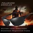 Мужские поляризованные солнцезащитные очки в алюминиево-магниевой оправе, солнцезащитные очки для вождения, мужские солнцезащитные очки UV400