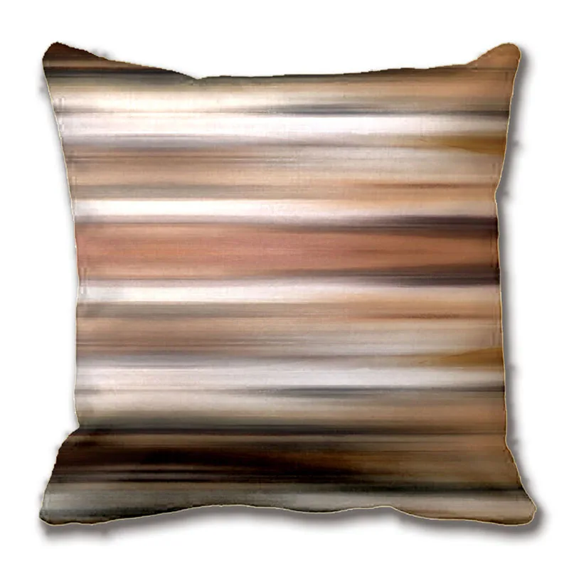 

Абстрактный современный коричневый полосатый чехол для подушки Чехол на заказ подарок Lvsure для автомобильного дивана, сиденья, подушки Чехо...