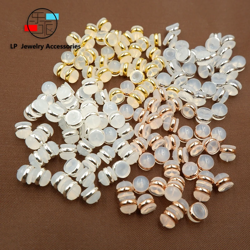 Высококачественные Аксессуары для рукоделия медный гелевый силиконовый серьги