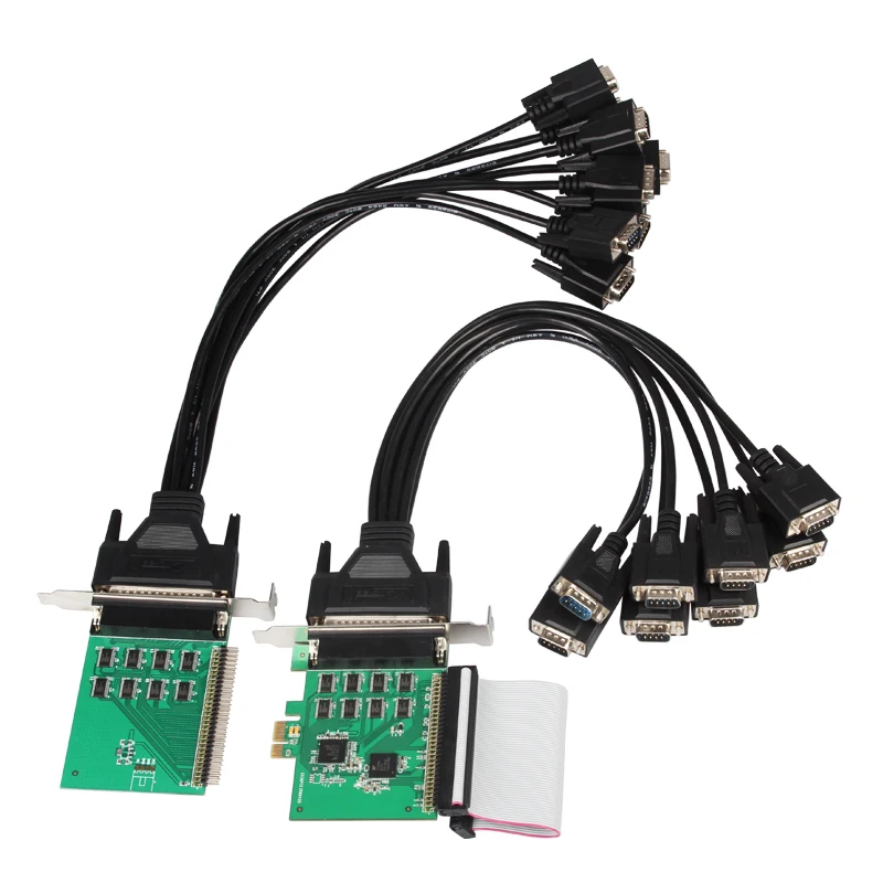 PCI Express для 16 портового последовательного расширенного кабеля RS232 с двумя