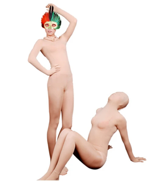 (V01) плотные бархатные прозрачные колготки унисекс Фетиш Zentai костюмы|fetish zentai|zentai
