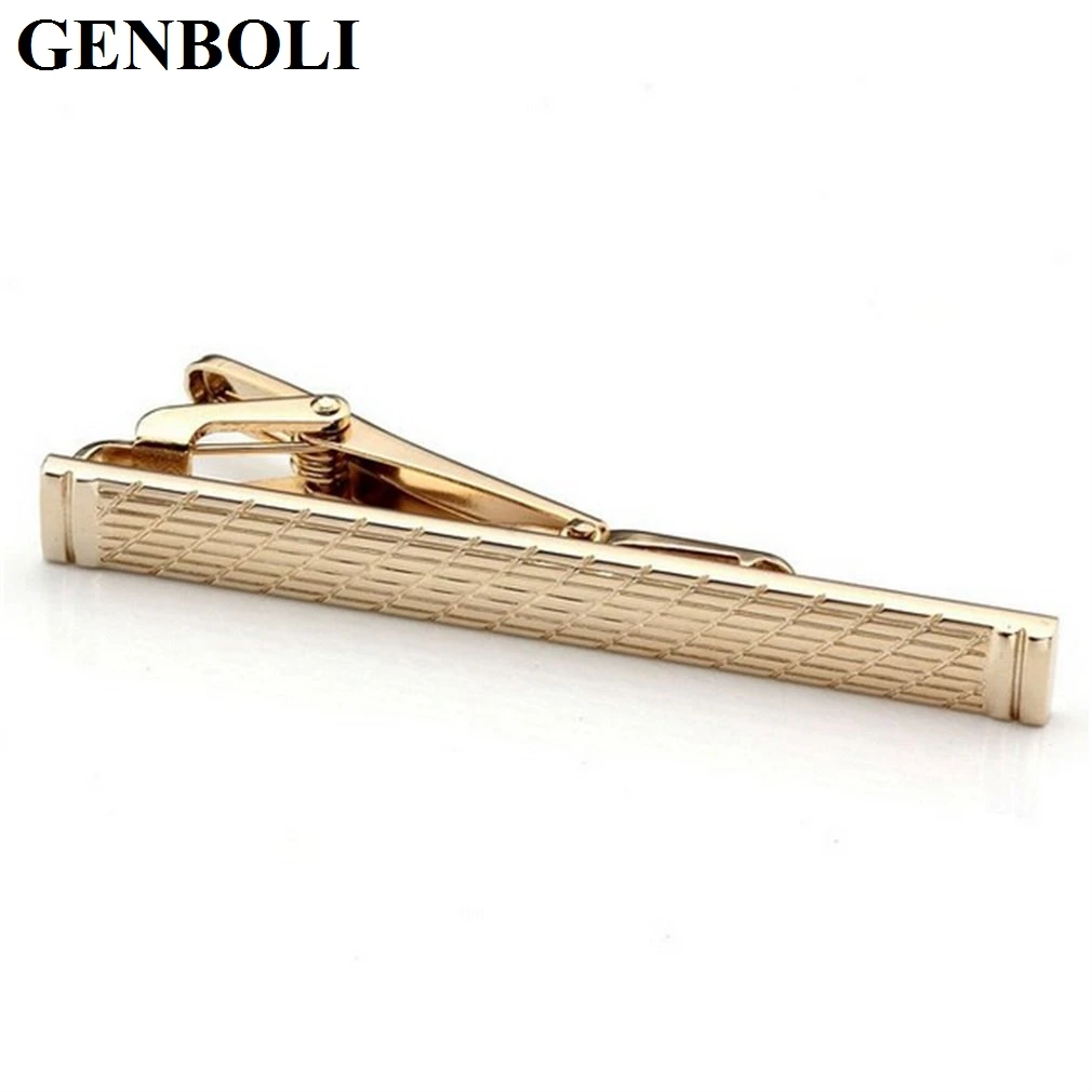 GENBOLI золотой цвет металлический мужской классический простой из нержавеющей