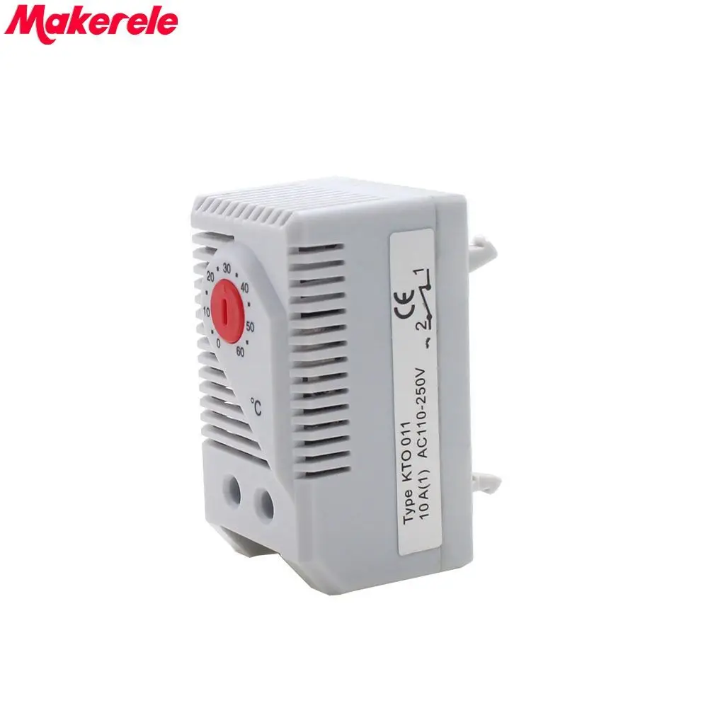 Контроллер температуры красный компактный нормально закрытый (NC) Механический