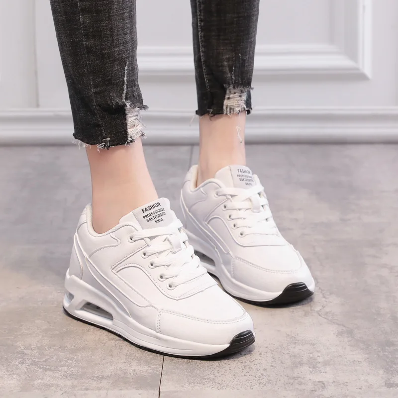 Весенняя женская обувь на толстой подошве женские модные повседневные дышащие