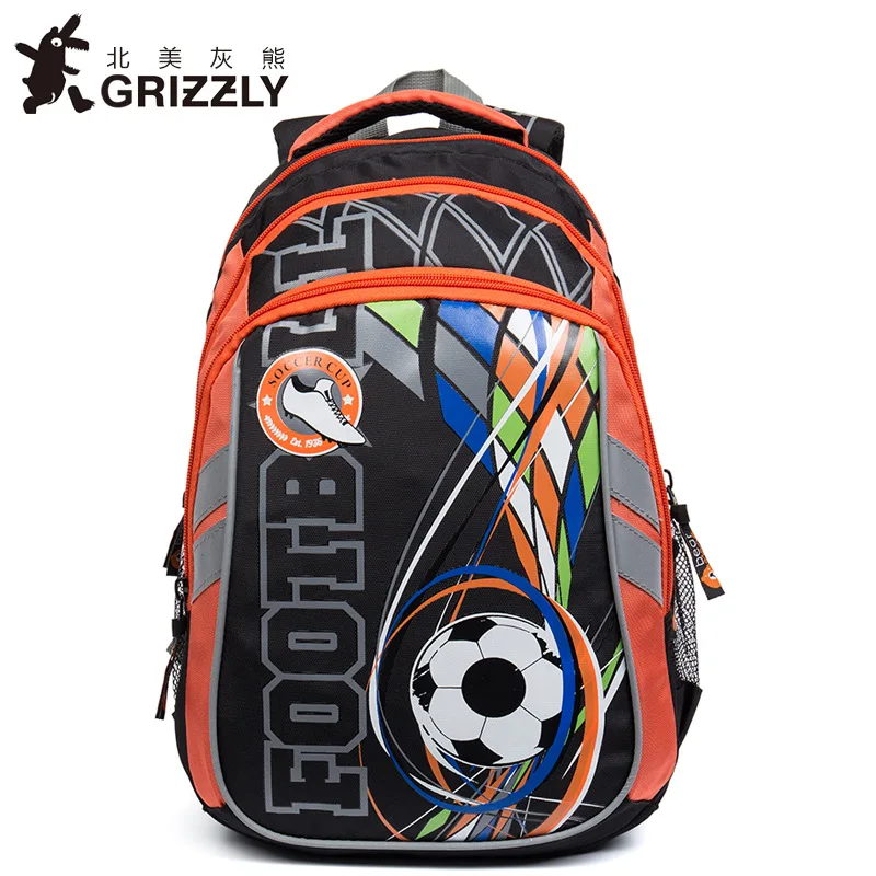 Детские школьные сумки GRIZZLY портфель для мальчиков с рисунком детский школьный