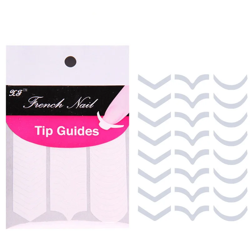 Новинка 1 шт. наклейки для дизайна ногтей принадлежности французского маникюра