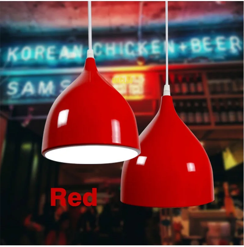 BOKT Modern Ceiling Lamp Metal LED Pendant Lights For Home Restaurant Dining Room Kitchen Island Lighting Fixtures Decoration