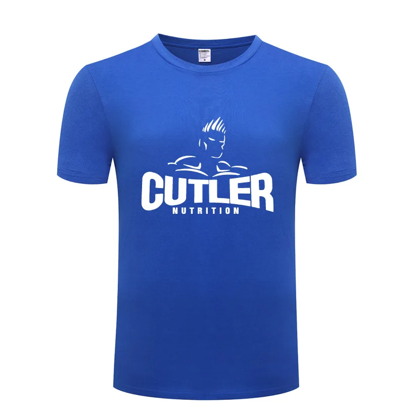Cutler мышцы спортивной тренировки Бодибилдинг футболки Для мужчин короткий рукав
