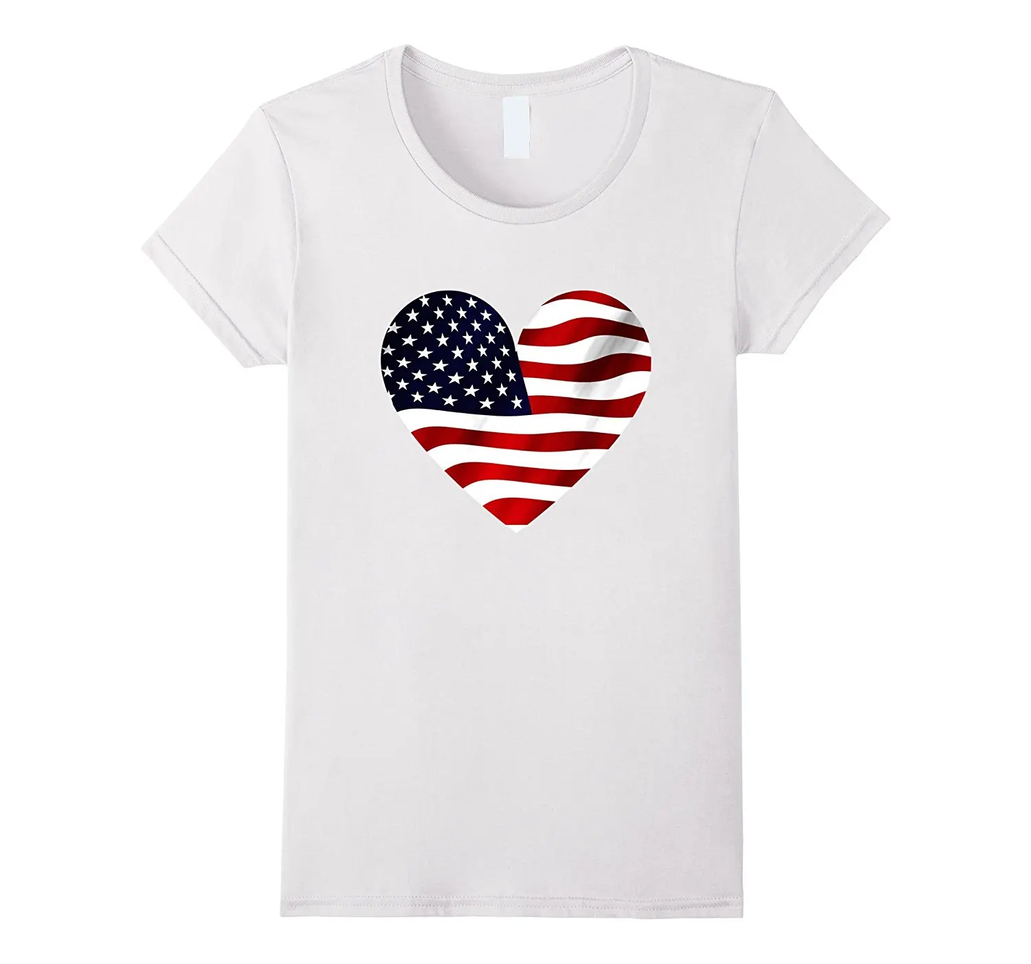 Футболка с флагом США и сердцем американские патриотические рубашки 4 июля хот