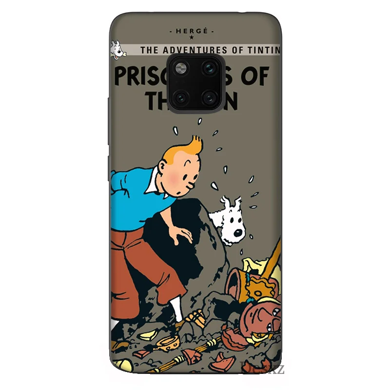 Чехол для телефона The adventures Of Tintin Красочный милый чехол huawei mate 10 20 lite Pro 2 3 4 4i i Y5 Y7 Y9