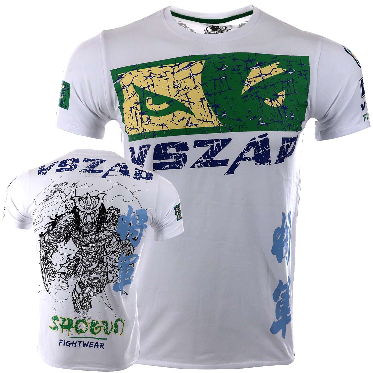 Мужская одежда VSZAP Muay Thai Shogun футболка с короткими рукавами топ воином MMA мужские