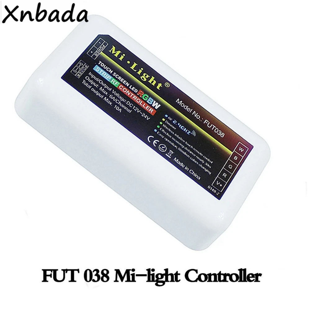 Светодиодный пульт дистанционного управления Milight MiBoxer FUT038 RGB RGBW RF RGBWW/CCT|rgbw