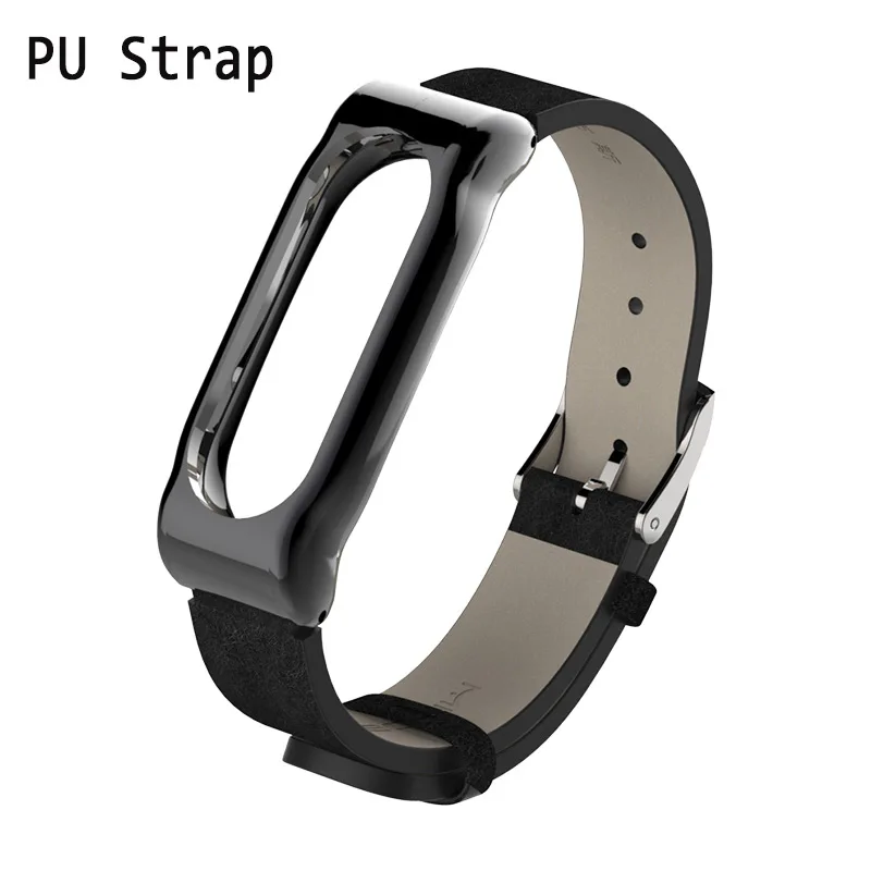 Для Xiaomi mi Band 2 Браслет ремешок mi band 2 из искусственной кожи браслет металлический ремешок замена Смарт-браслет аксессуары для mi Band 2