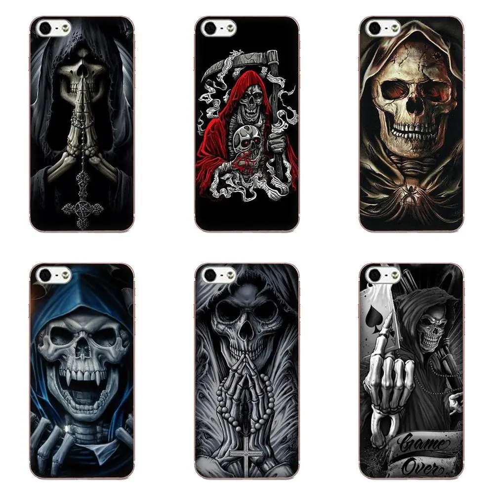Grim Reaper Череп Скелет для Huawei Honor Mate 7 7A 8 9 10 20 V8 V9 V10 G Lite Play Mini Pro P Смарт мягкие чехлы