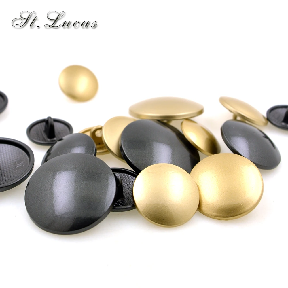 Пуговицы Швейные матовые золотистые/черные 10 шт./лот|sewing buttons|buttons fashionfashion buttons |