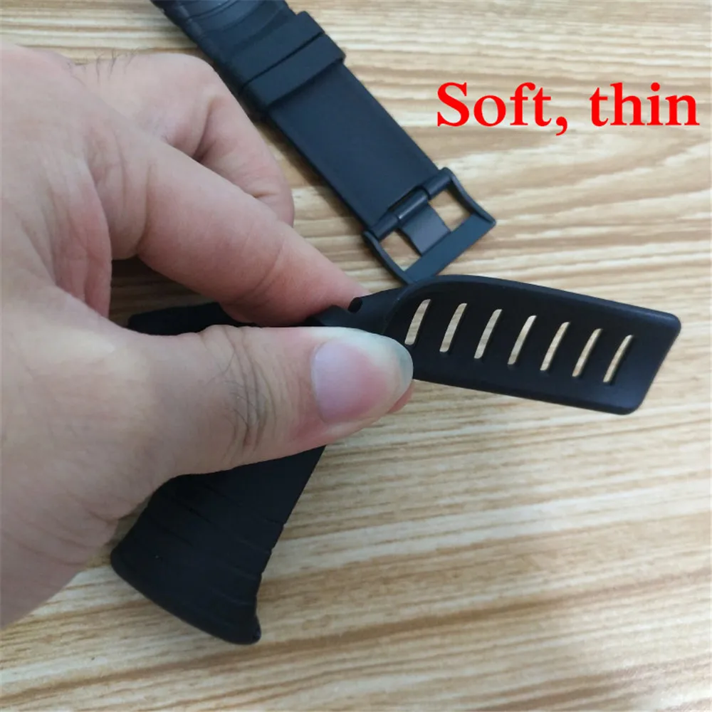 

Wrist Silicone watches band Waterproof Rubber strap wristband bracelet 25mm for SUUNTO CORE wristwatches belt Free tools M28