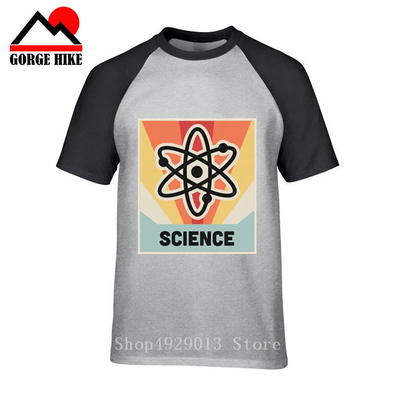 Atheist Logo Science Atom Geek Nerd Мужская свободная хлопковая Футболка с биологией футболка