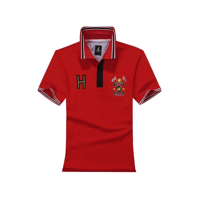 2016 Высокое качество мужской бренд Хлопка рубашки ПОЛО мужчин ретро Досуг