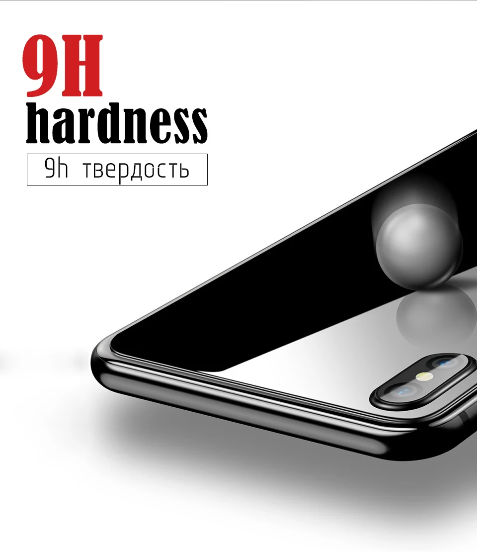 Новинка 6D полное покрытие из закаленного стекла для iPhone X XS MAX 9H HD Защита экрана для iPhone XR XS Plus X Ультра тонкая задняя пленка