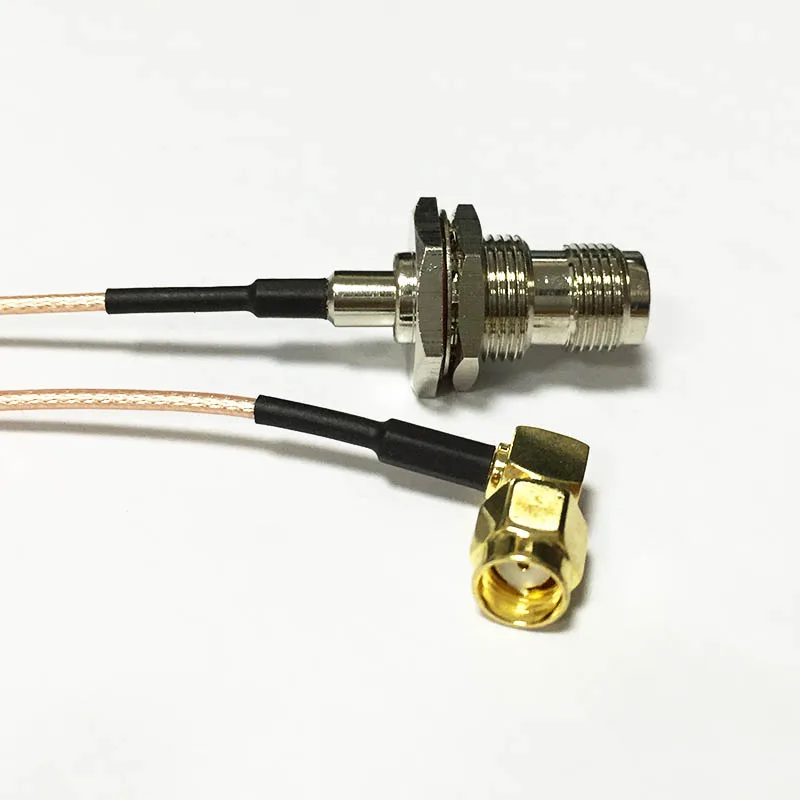 WIFI router cable RP SMA male RA switch TNC female bulkhead RF coxa adapter RG178 15cm | Мобильные телефоны и аксессуары
